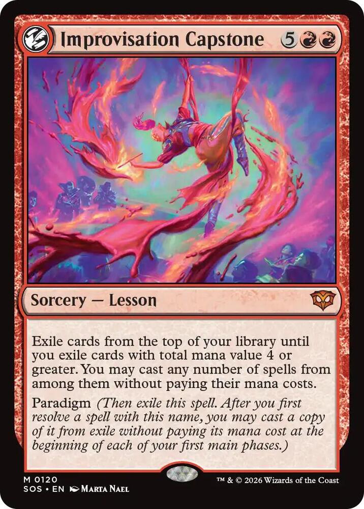 Improvisation Capstone 120 (Secrets of Strixhaven)  - Foil