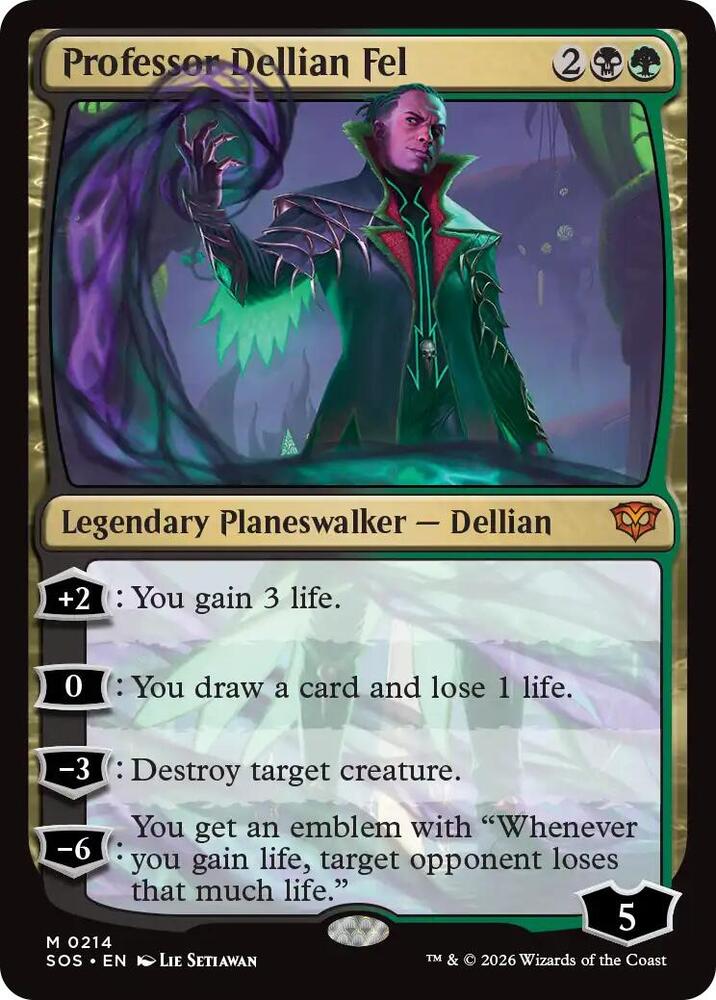 Professor Dellian Fel 214 (Secrets of Strixhaven) 