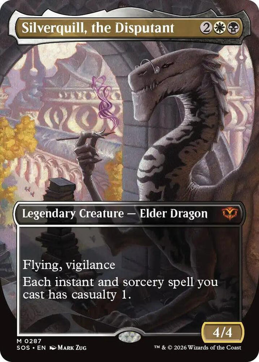 Silverquill, the Disputant 287 (Secrets of Strixhaven)  - Borderless Foil