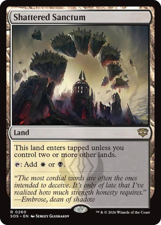 Shattered Sanctum 260 (Secrets of Strixhaven)  - Foil