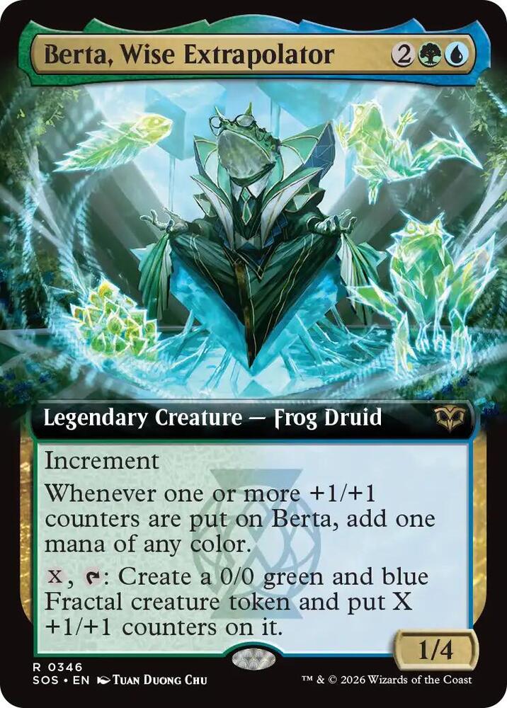 Berta, Wise Extrapolator 346 (Secrets of Strixhaven)  - Extended Art