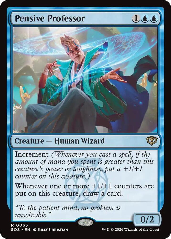 Pensive Professor 63 (Secrets of Strixhaven) 