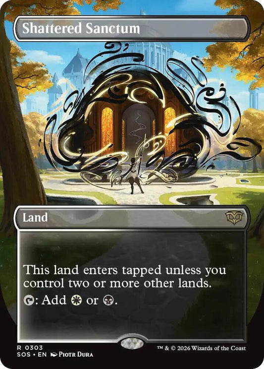 Shattered Sanctum 303 (Secrets of Strixhaven)  - Borderless Foil