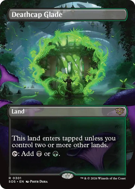 Deathcap Glade 301 (Secrets of Strixhaven)  - Borderless Foil