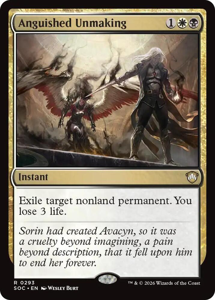 Anguished Unmaking 293 (Commander: Secrets of Strixhaven) 