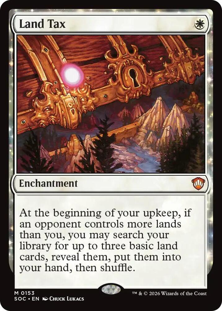 Land Tax 153 (Commander: Secrets of Strixhaven) 
