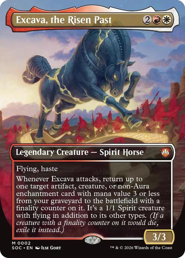 Excava, the Risen Past 2 (Commander: Secrets of Strixhaven)  - Borderless