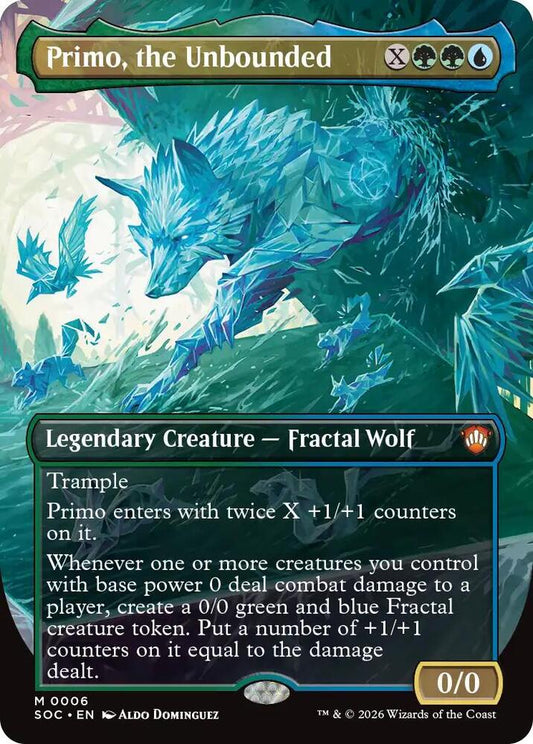 Primo, the Unbounded 6 (Commander: Secrets of Strixhaven)  - Borderless