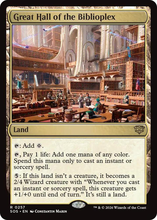 Great Hall of the Biblioplex 257 (Secrets of Strixhaven) 