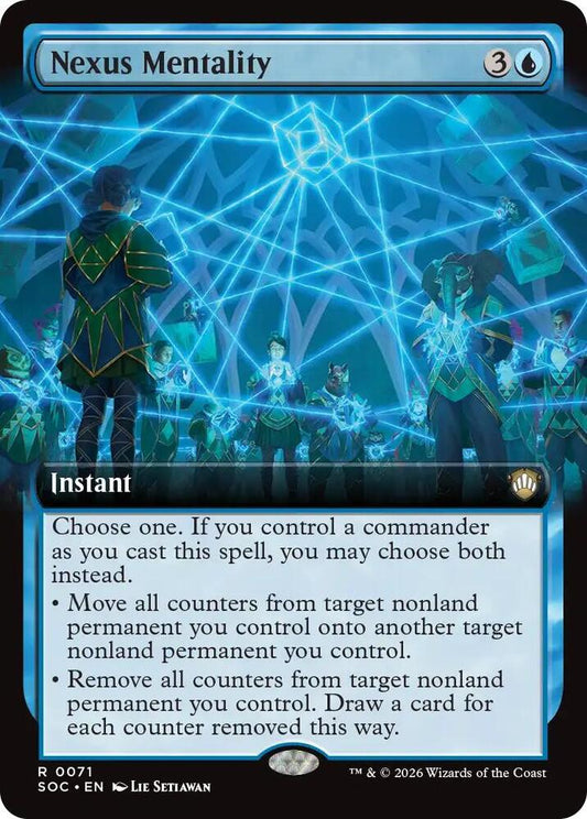 Nexus Mentality 71 (Commander: Secrets of Strixhaven)  - Extended Art