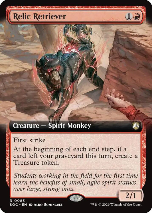 Relic Retriever 83 (Commander: Secrets of Strixhaven)  - Extended Art