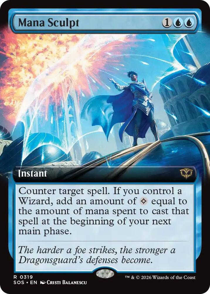 Mana Sculpt 319 (Secrets of Strixhaven)  - Extended Art