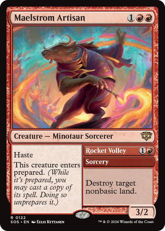 Maelstrom Artisan // Rocket Volley 122 (Secrets of Strixhaven) 