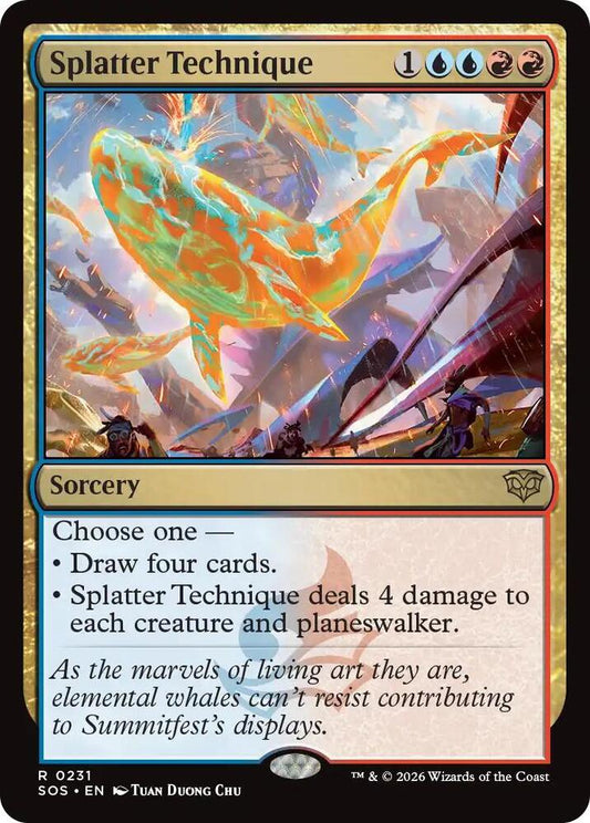 Splatter Technique 231 (Secrets of Strixhaven)  - Foil