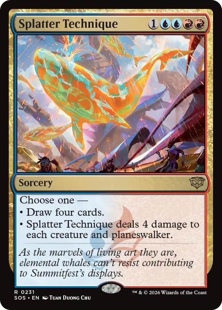 Splatter Technique 231 (Secrets of Strixhaven)  - Foil
