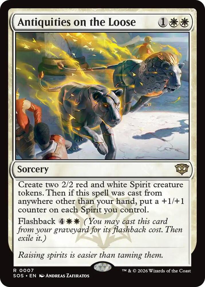 Antiquities on the Loose 7 (Secrets of Strixhaven)  - Foil