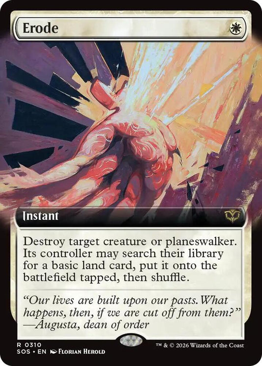 Erode 310 (Secrets of Strixhaven)  - Extended Art Foil