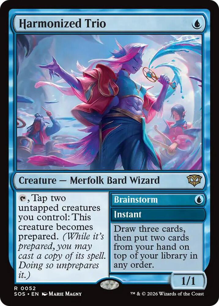 Harmonized Trio // Brainstorm 52 (Secrets of Strixhaven) 