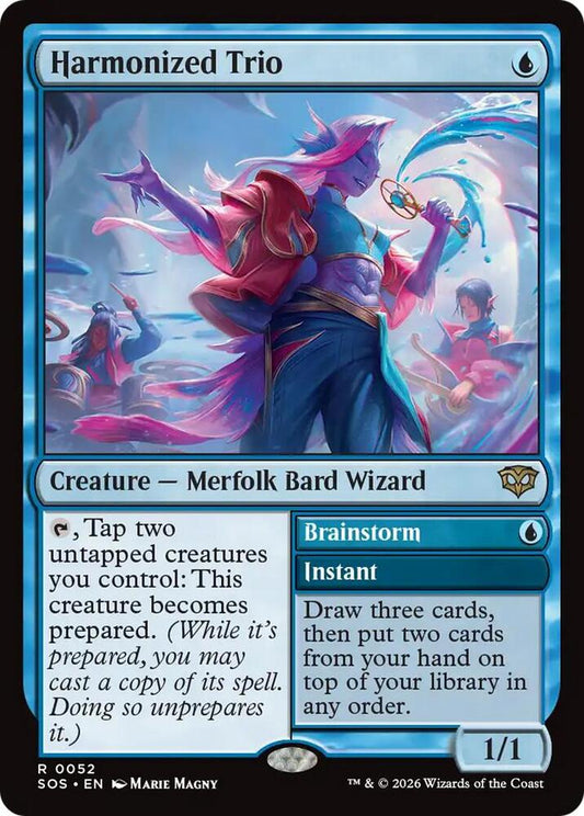 Harmonized Trio // Brainstorm 52 (Secrets of Strixhaven) 