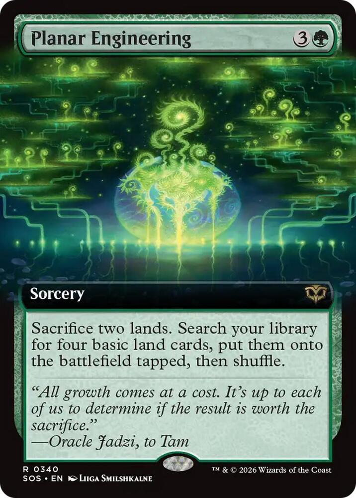 Planar Engineering 340 (Secrets of Strixhaven)  - Extended Art