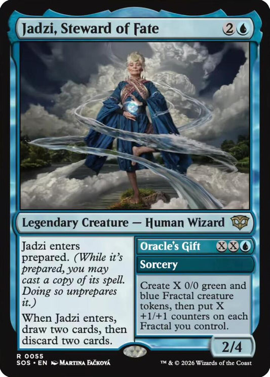 Jadzi, Steward of Fate // Oracle's Gift 55 (Secrets of Strixhaven)  - Foil