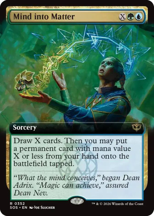 Mind into Matter 352 (Secrets of Strixhaven)  - Extended Art