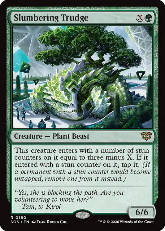 Slumbering Trudge 160 (Secrets of Strixhaven)  - Foil