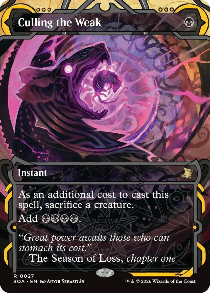 Culling the Weak 27 (Secrets of Strixhaven: Mystical Archive)  - Foil