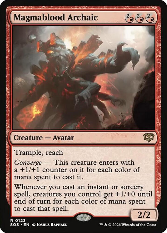 Magmablood Archaic 123 (Secrets of Strixhaven)  - Foil