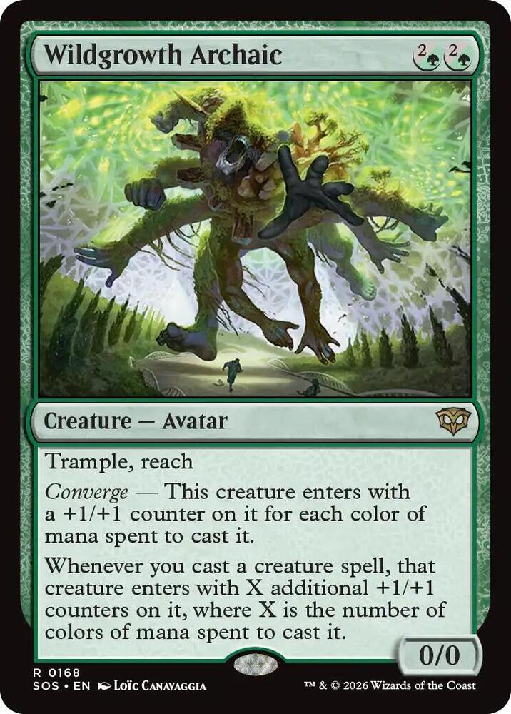 Wildgrowth Archaic 168 (Secrets of Strixhaven)  - Foil