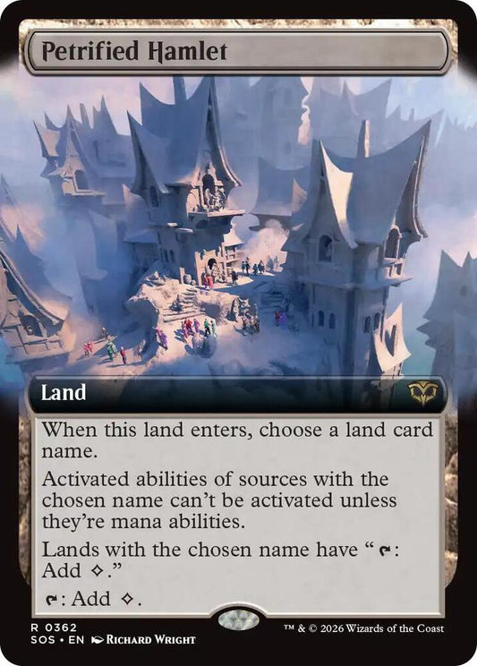 Petrified Hamlet 362 (Secrets of Strixhaven)  - Extended Art