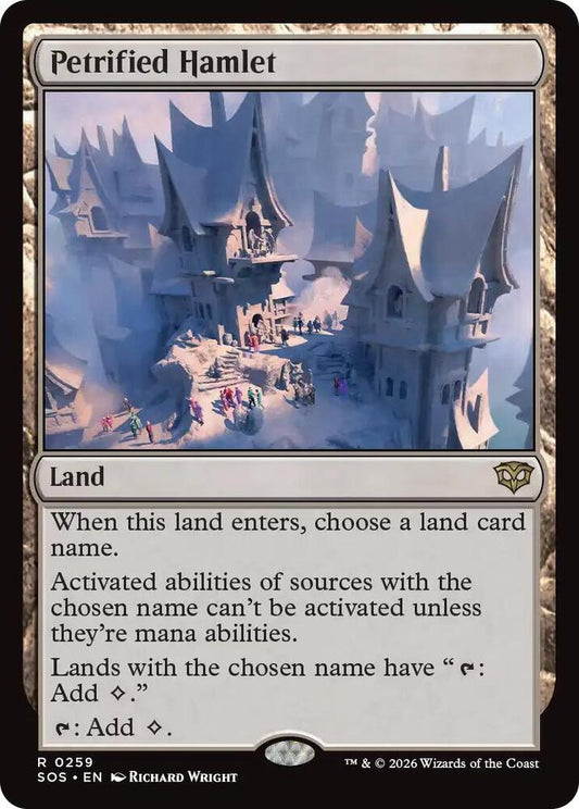 Petrified Hamlet 259 (Secrets of Strixhaven)  - Foil
