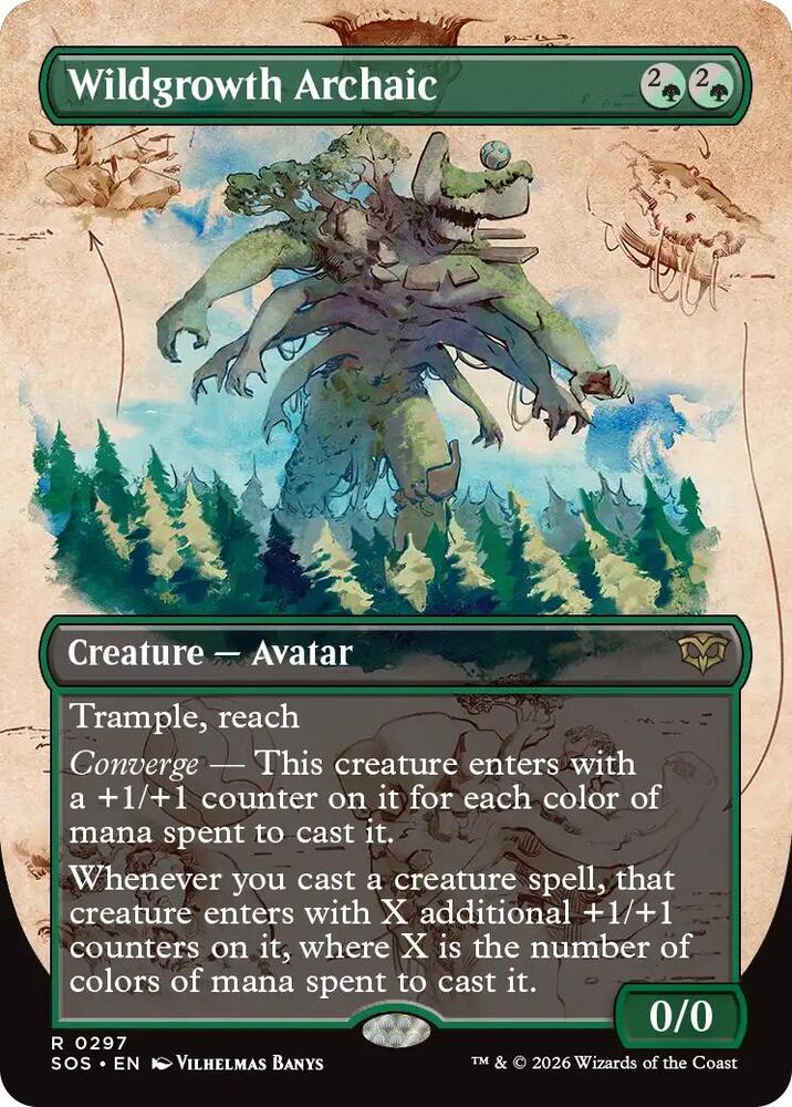 Wildgrowth Archaic 297 (Secrets of Strixhaven)  - Borderless