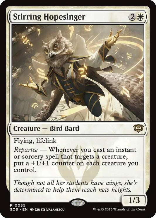 Stirring Hopesinger 35 (Secrets of Strixhaven)  - Foil