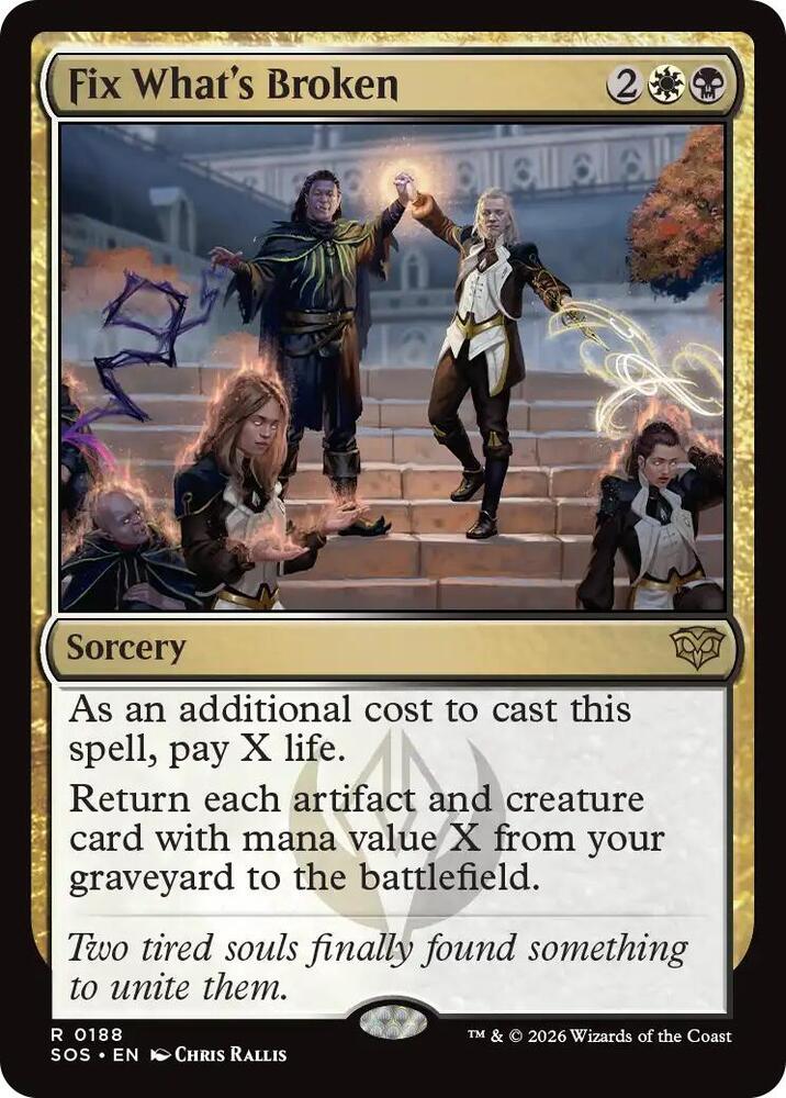 Fix What's Broken 188 (Secrets of Strixhaven)  - Foil