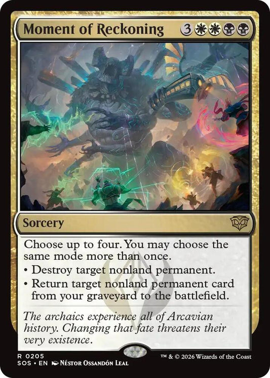 Moment of Reckoning 205 (Secrets of Strixhaven)  - Foil