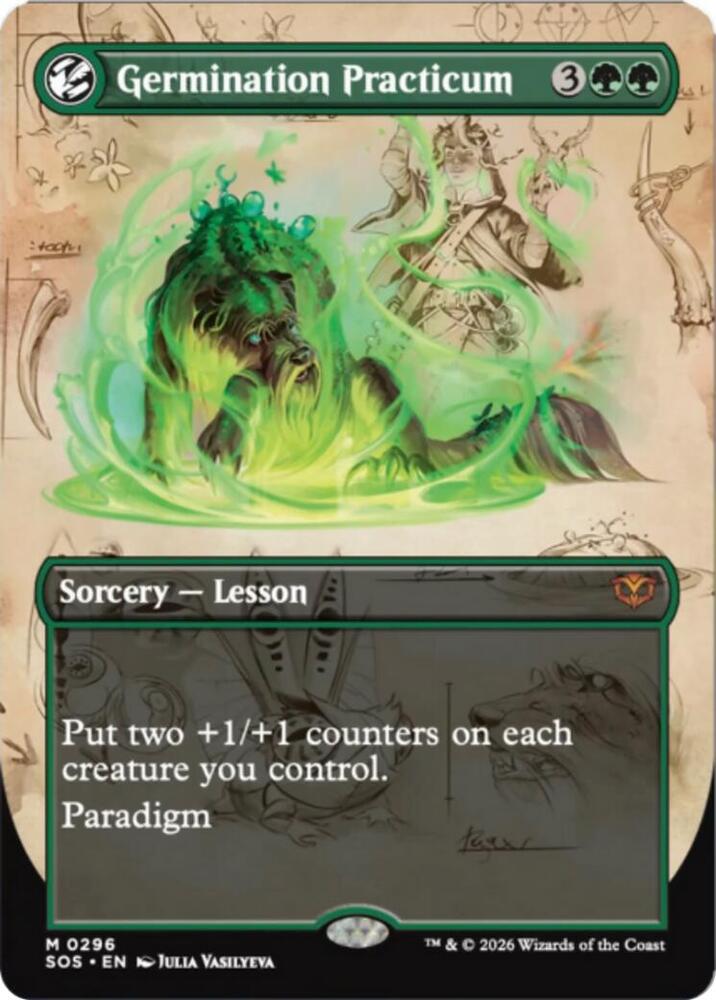 Germination Practicum 296 (Secrets of Strixhaven)  - Borderless Foil