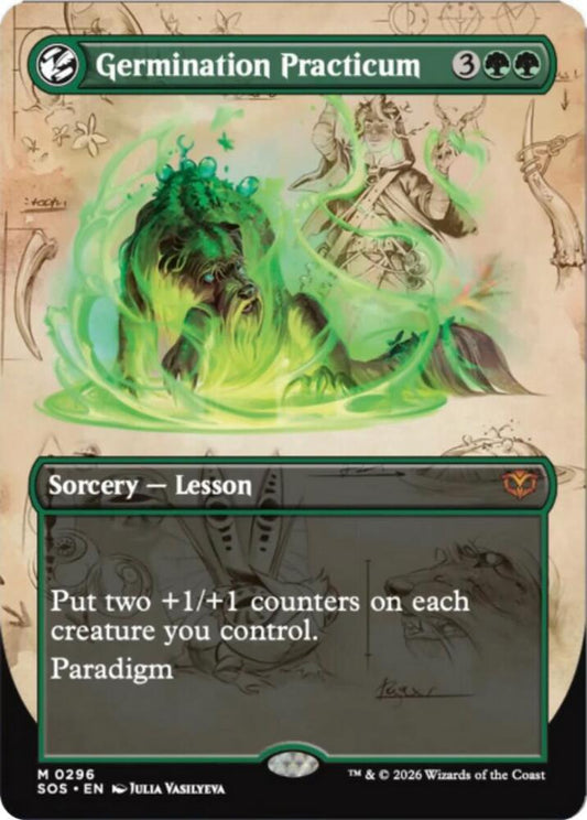 Germination Practicum 296 (Secrets of Strixhaven)  - Borderless Foil