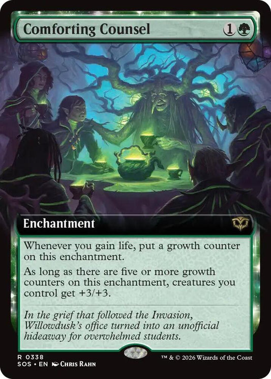 Comforting Counsel 338 (Secrets of Strixhaven)  - Extended Art