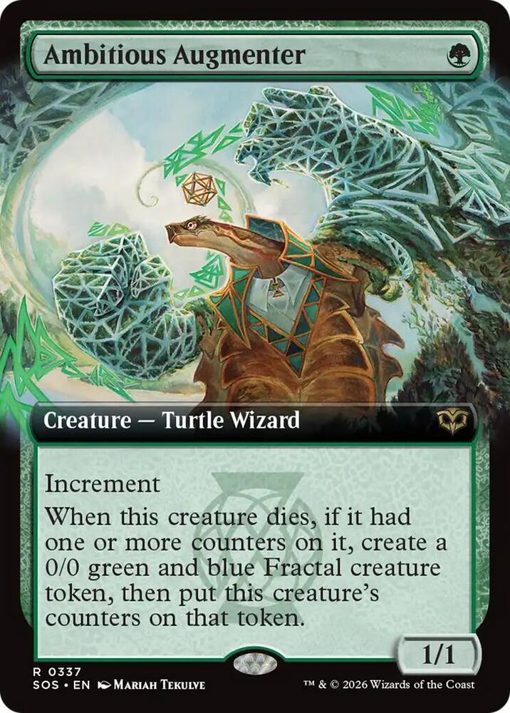 Ambitious Augmenter 337 (Secrets of Strixhaven)  - Extended Art