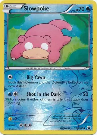 Slowpoke 23/108 (Dark Explorers)  - Reverse Holofoil