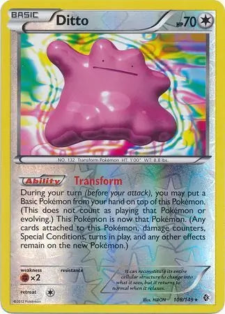 Ditto 108/149 (Boundaries Crossed)  - Reverse Holofoil