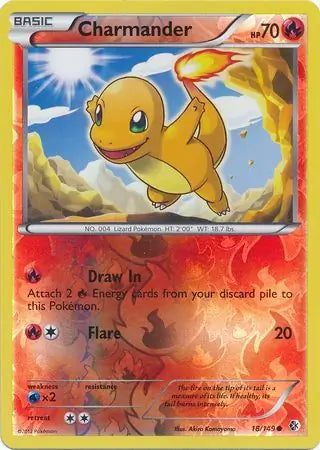 Charmander 18/149 (Boundaries Crossed)  - Reverse Holofoil
