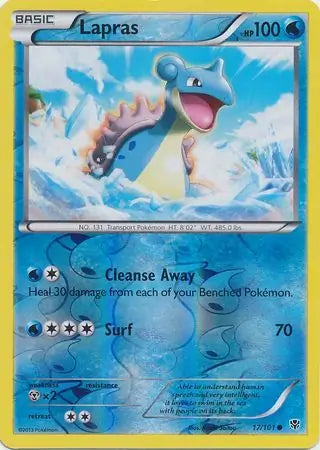 Lapras 17/101 (Plasma Blast)  - Reverse Holofoil