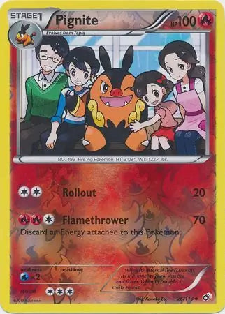 Pignite 26/113 (Legendary Treasures)  - Reverse Holofoil