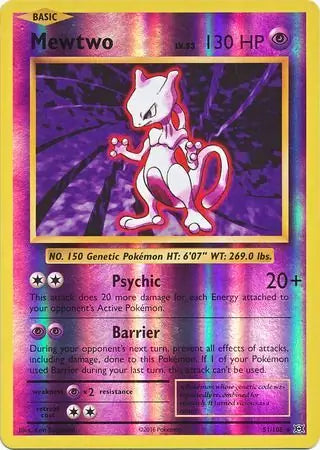 Mewtwo 51/108 (XY - Evolutions)  - Reverse Holofoil