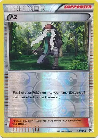 AZ 91/119 (XY - Phantom Forces)  - Reverse Holofoil