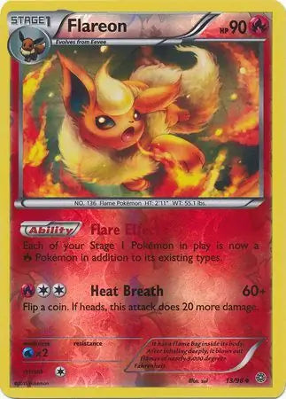 Flareon 13/98 (XY - Ancient Origins)  - Reverse Holofoil