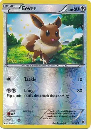Eevee 63/98 (XY - Ancient Origins)  - Reverse Holofoil