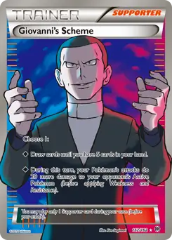 Giovanni's Scheme 162/162 (XY - BREAKthrough)  - Holofoil